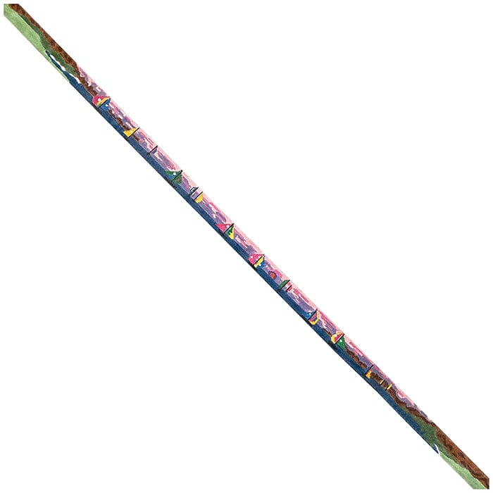 Sailboats Scene Belt Painted Canvas The Meredith Collection 
