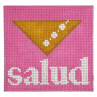 Salud Square Painted Canvas Love MHB Studio 
