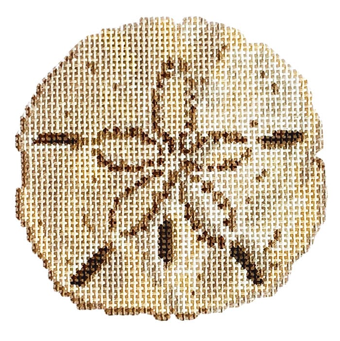 Sand Dollar   Beachcomber Painted Canvas Bad Bitch Needlepoint 
