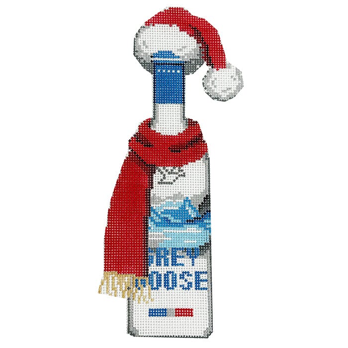 Santa Hat Goose Painted Canvas C'ate La Vie 
