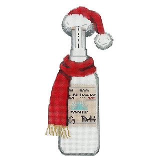 Santa Hat Tequila Painted Canvas C'ate La Vie 
