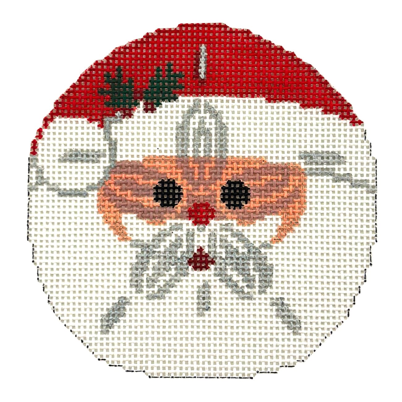 Santa Sand Dollar, Ornament Painted Canvas Susan Roberts Needlepoint Designs Inc.  - 1