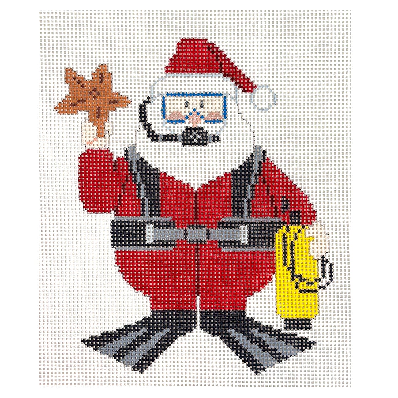 Santa, Scuba Painted Canvas TNW Designs  - 1