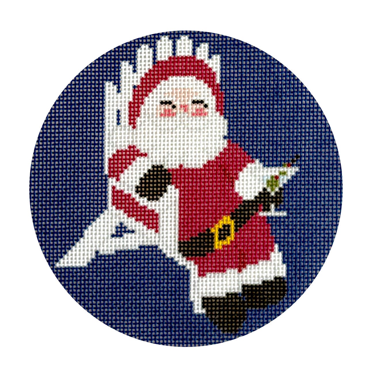Santa's Big Break Painted Canvas KCN Designers  - 1