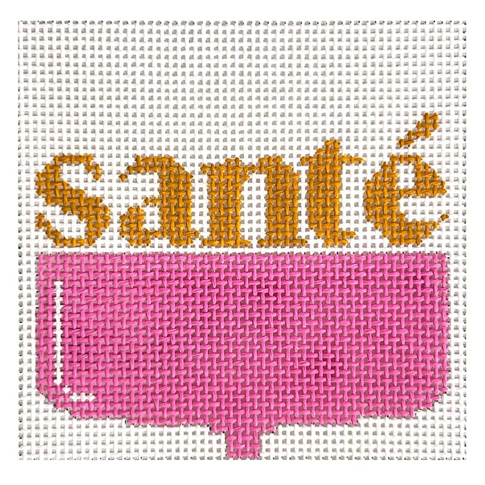 Santé Square Painted Canvas Love MHB Studio 
