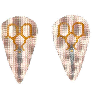 Scissors Scissors Case Painted Canvas Le Point Studio 
