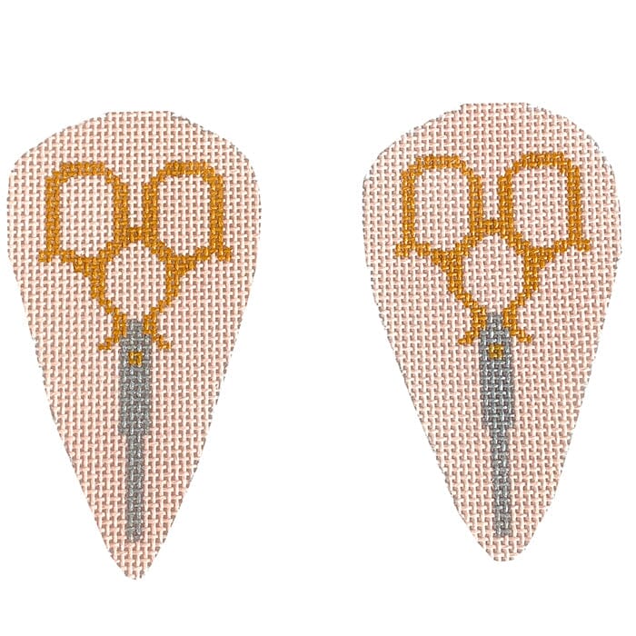 Scissors Scissors Case Painted Canvas Le Point Studio 
