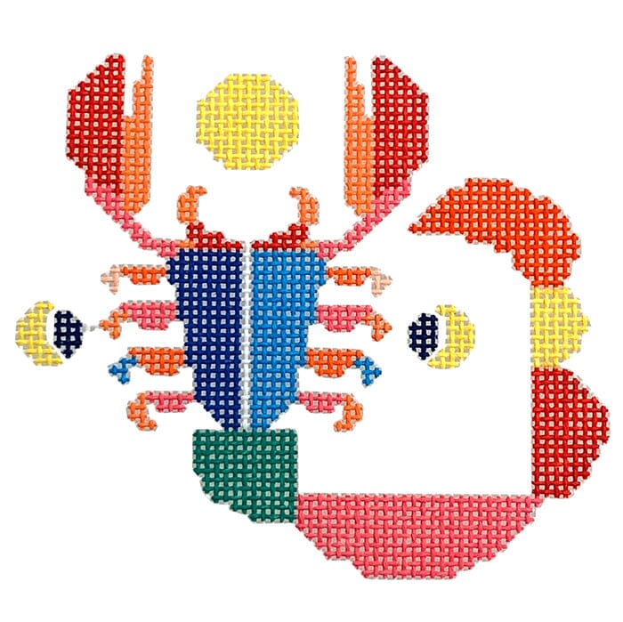 Scorpio Painted Canvas Wipstitch Needleworks  - 1