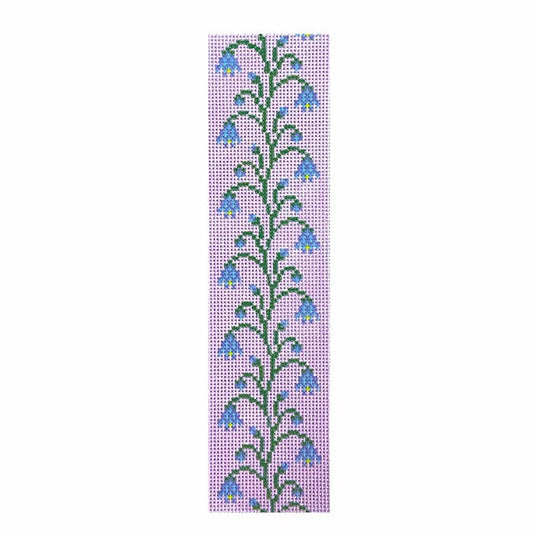 Scottish Harebell Key Fob - Lilac Painted Canvas Thorn Alexander 