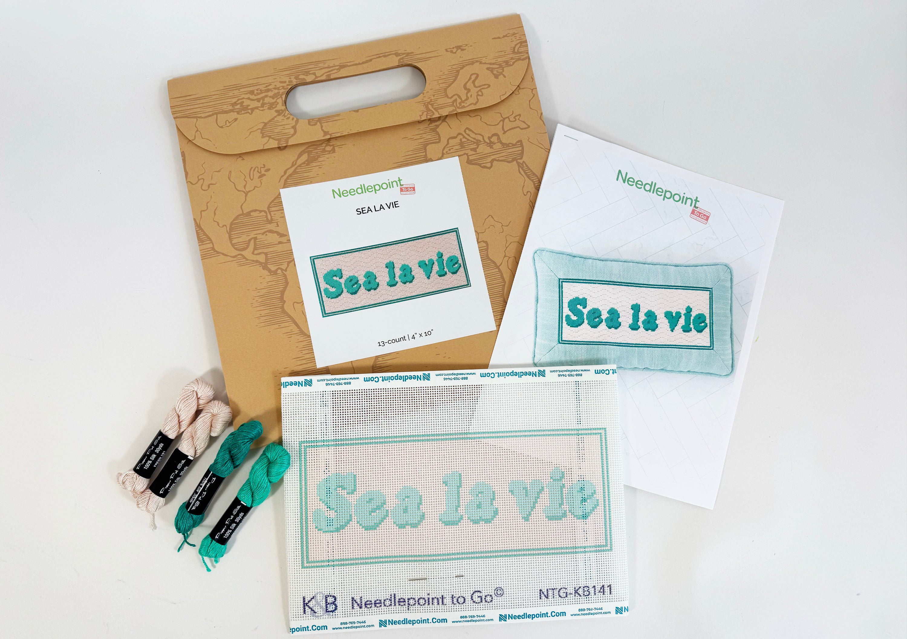 Simple Snowman Kit | Needlepoint.Com