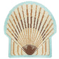 Seashell Purse Front & Back Painted Canvas Rachel Donley 