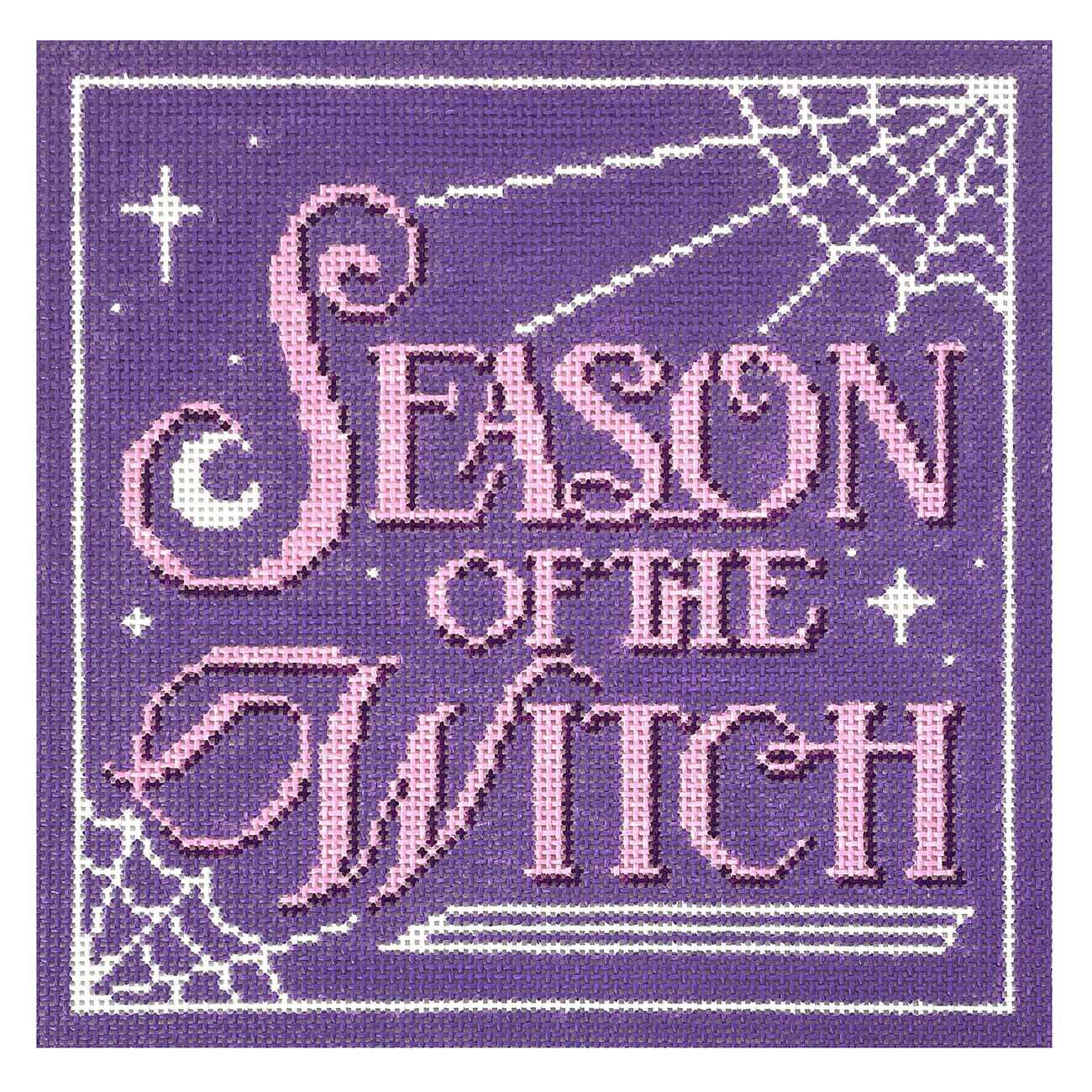 Season of the Witch Painted Canvas Spellbound Stitchery  - 1