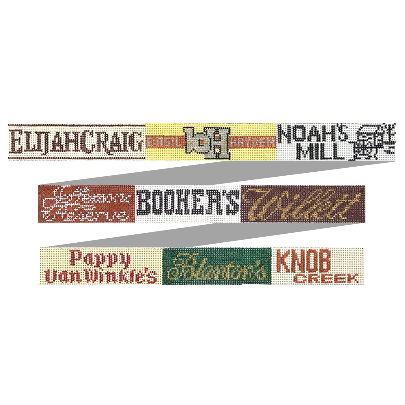 Signature Bourbons Belt Painted Canvas The Meredith Collection  - 1