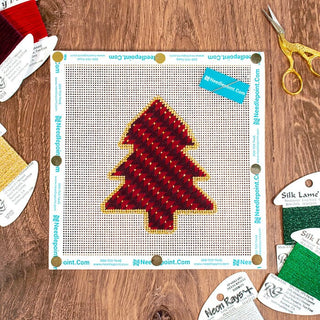 Simple Trees   Red Arrow Tree Kit Kits Needlepoint To Go 
