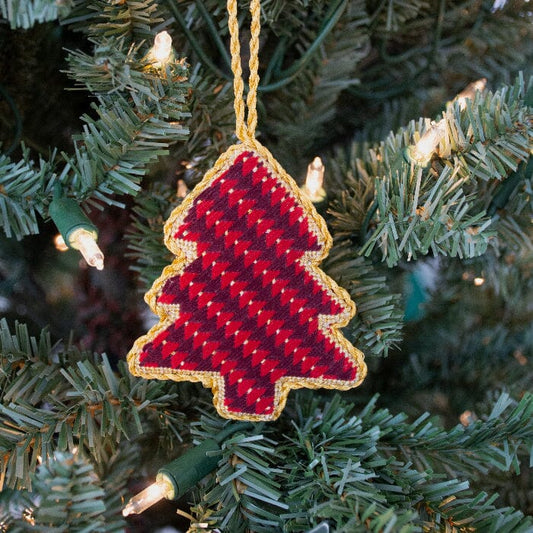 Simple Trees - Red Arrow Tree Kit Kits Two Sisters Needlepoint 