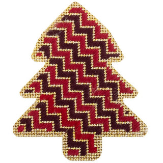 Simple Trees   Red Byzantine Tree Kit Kits Needlepoint To Go 
