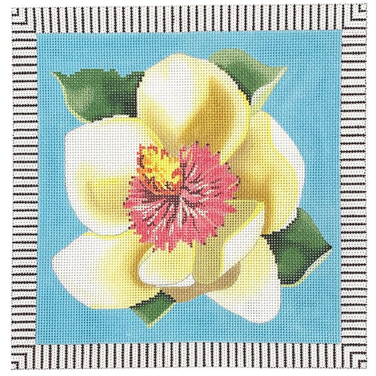 Single Magnolia 10" Square Painted Canvas Colors of Praise 