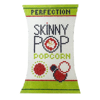 Skinny Popcorn Painted Canvas C'ate La Vie 
