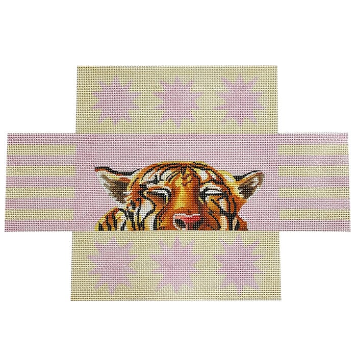 Sleeping Tiger Brick Cover Painted Canvas Colors of Praise 
