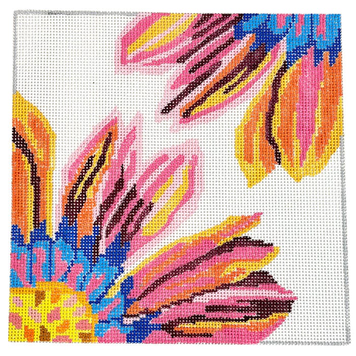 Small Double Delight   Morning Glow Painted Canvas Jean Smith  - 1
