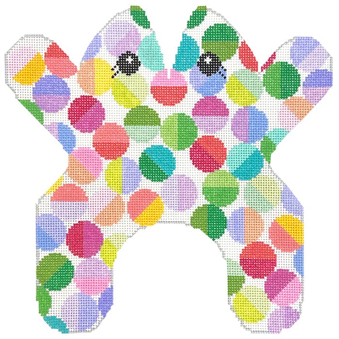 Small Lulu Frog Painted Canvas Elizabeth Crane Swartz Designs 
