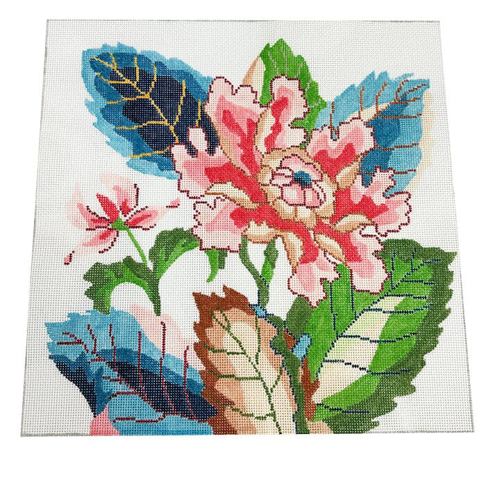 Small Tobacco Leaf JS Painted Canvas Jean Smith 