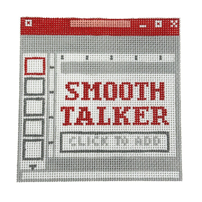 Smooth Talker Painted Canvas Fire and Iris  - 1