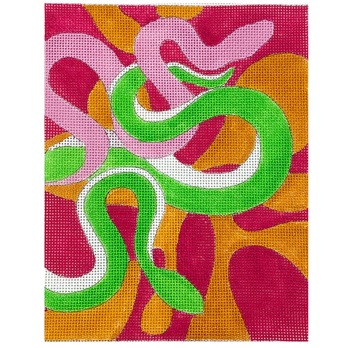 Snakes Intertwined Painted Canvas Colors of Praise  - 1