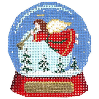 Snow Globe, Angel Painted Canvas Susan Roberts Needlepoint Designs Inc. 
