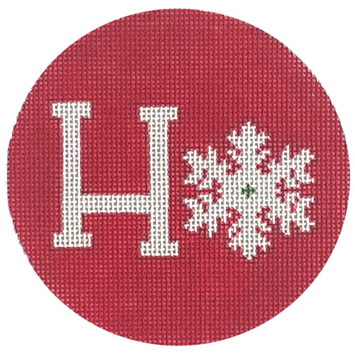 Snow Ho, Ornament Painted Canvas Pepperberry Designs 
