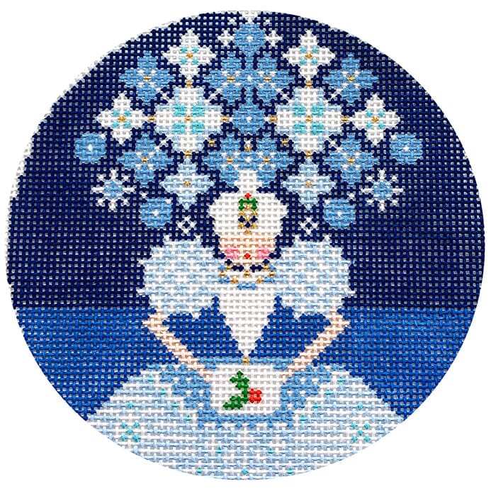 Snow Queen   Nutcracker Collection Painted Canvas Wipstitch Needleworks 
