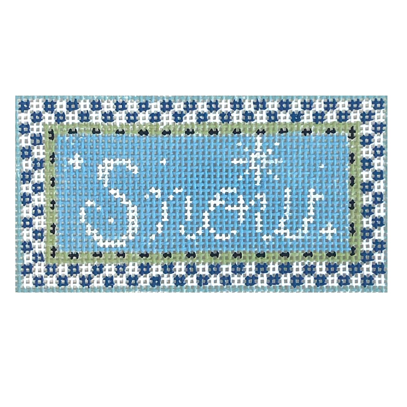 Snow   Tiny Inspirations Painted Canvas Kathy Schenkel Designs 
