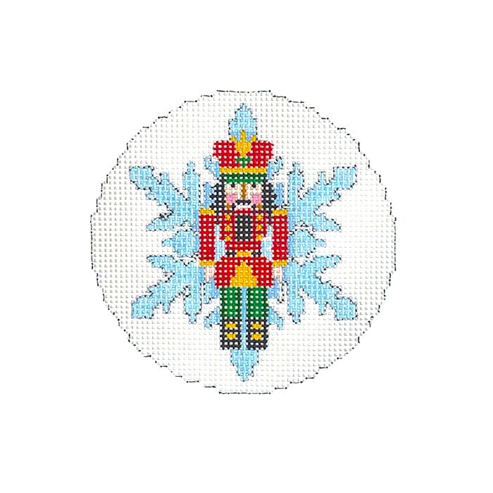 Snowflake, Nutcracker Ornament Painted Canvas Susan Roberts Needlepoint Designs Inc.  - 1