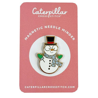 Snowman Enamel Needleminder Accessories Caterpillar Cross 
