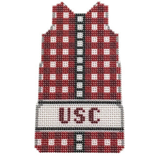 South Carolina Gingham Mini Shift Printed Canvas Two Sisters Needlepoint 
