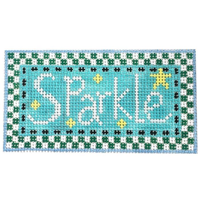 Sparkle Painted Canvas Kathy Schenkel Designs 