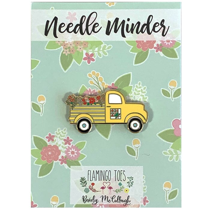 Spring Floral Vintage Truck Needleminder Accessories Flamingo Toes 
