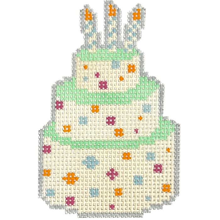 Sprinkles Birthday Cake Painted Canvas KCN Designers  - 1
