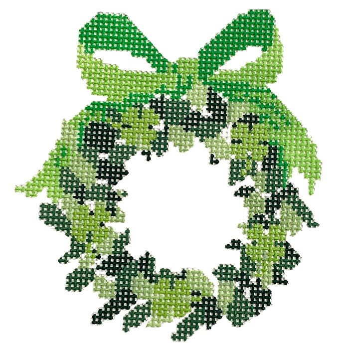 St. Patrick's Day Wreath Painted Canvas KCN Designers  - 1