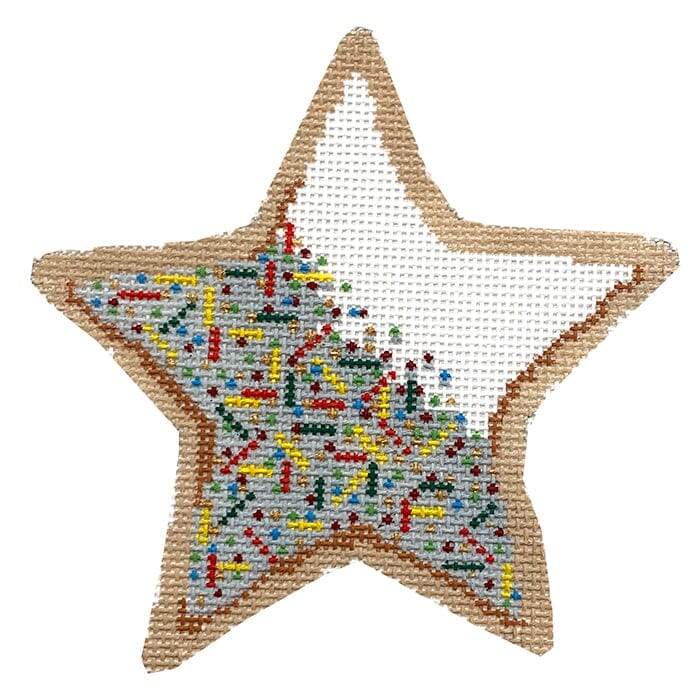 Star Cookie Painted Canvas Laura Love Designs 