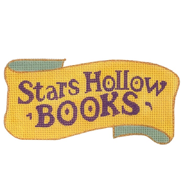 Stars Hollow Books Painted Canvas NDLPT Designs 
