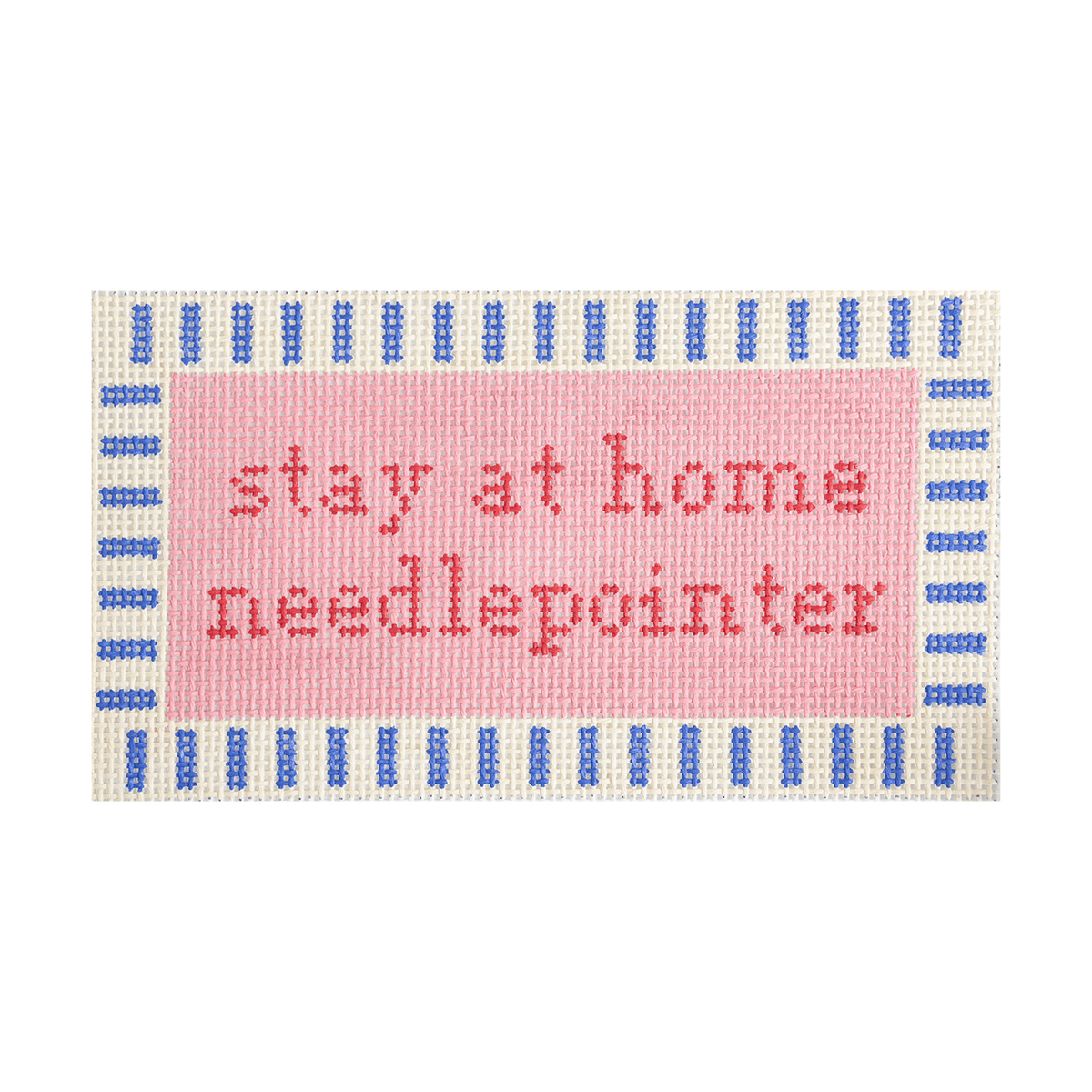 Stay at Home Needlepointer   Small Painted Canvas Arden Gray Co.  - 1