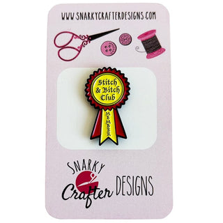 Stitch & B*tch Club Needleminder RED Accessories Snarky Crafter Designs 

