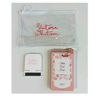 Stitch Card Deck   Deck 1 (Rose Gold) Books Victoria Whitson Needlepoint 
