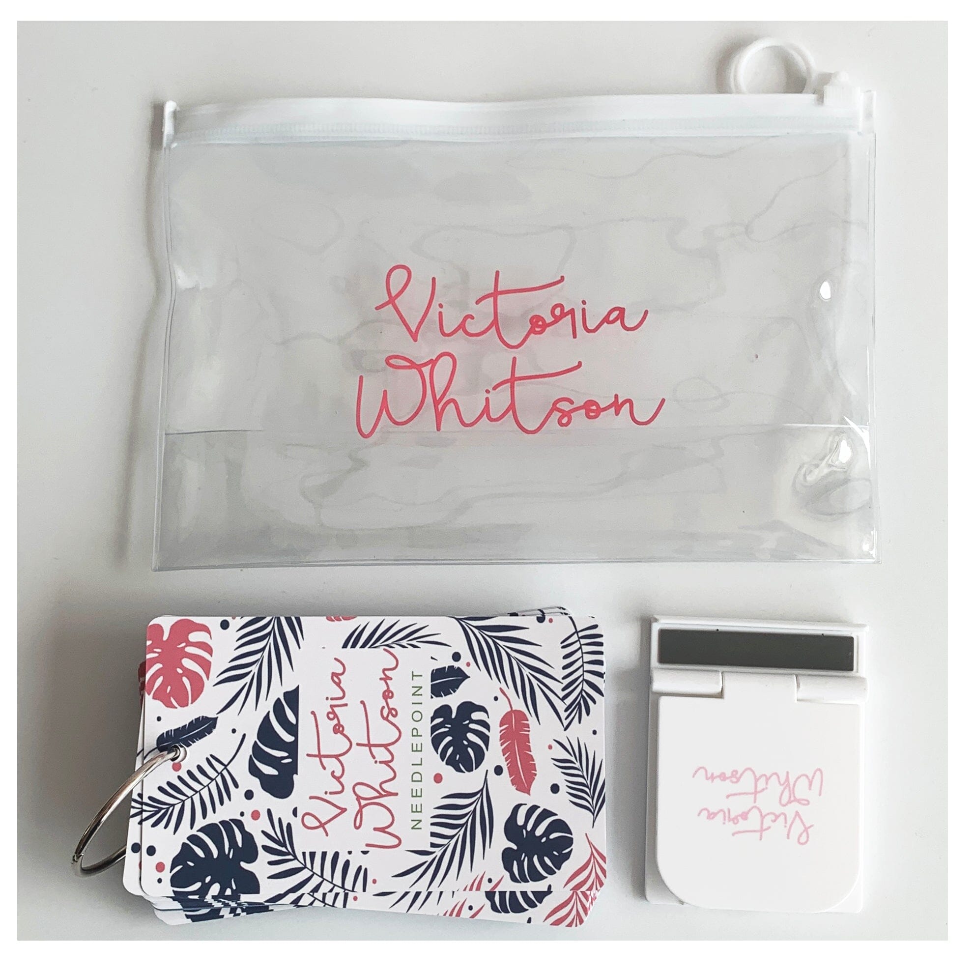 Stitch Card Deck   Deck 2 with Easel & Pouch Accessories Victoria Whitson Needlepoint 
