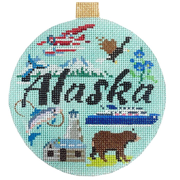 Stitch Guide   Alaska Travel Round Stitch Guides/Charts Kirk & Bradley 
