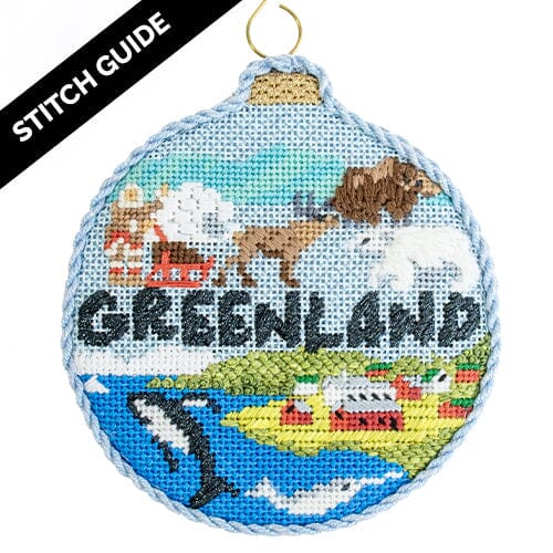 Stitch Guide- Greenland Travel Round Stitch Guides/Charts Kirk & Bradley 