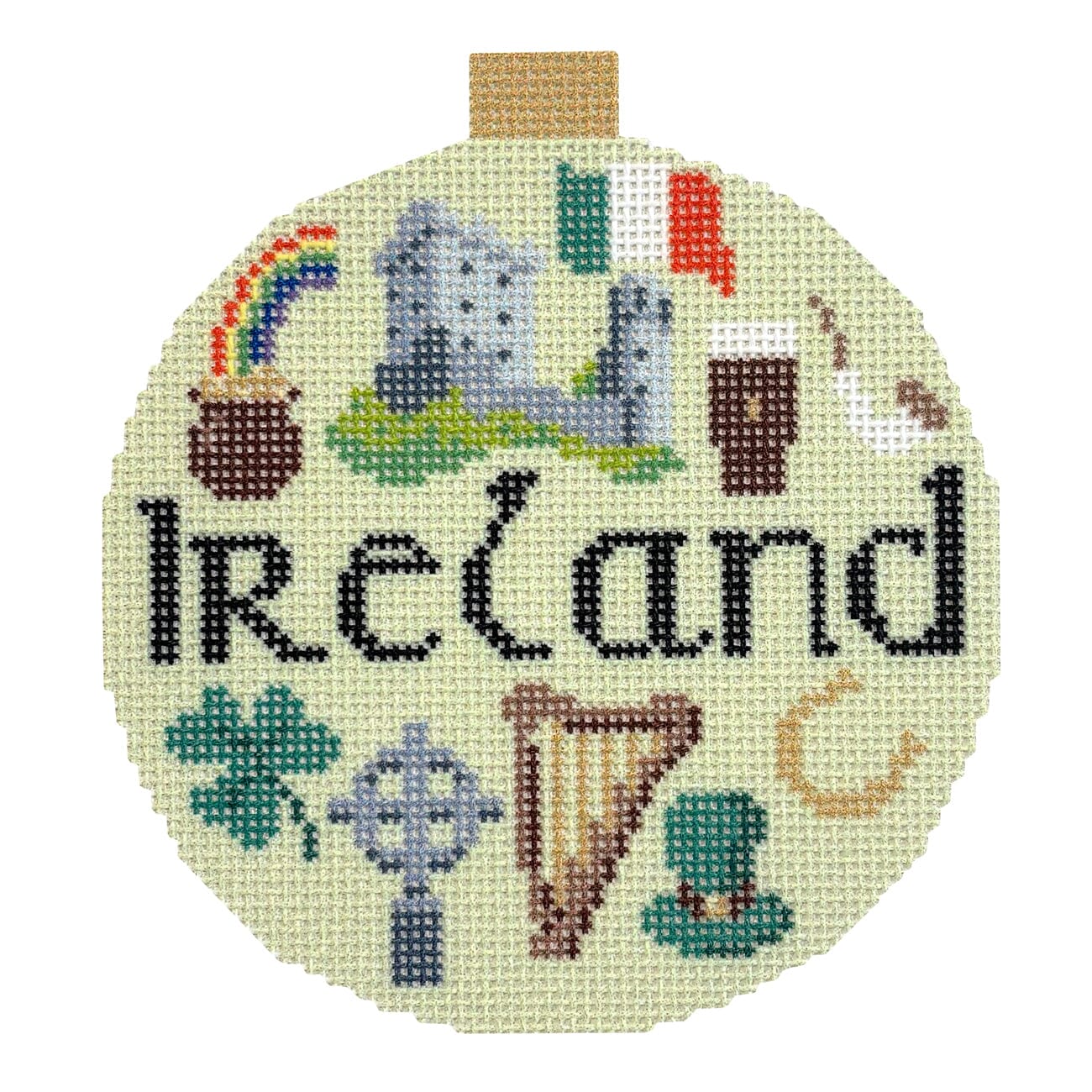 Stitch Guide   Ireland Travel Round Stitch Guides/Charts Kirk & Bradley  - 3
