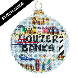 Stitch Guide  Outer Banks Travel Round Stitch Guides/Charts Kirk & Bradley 
