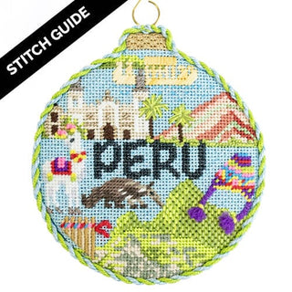 Stitch Guide  Peru Travel Round Stitch Guides/Charts Kirk & Bradley 
